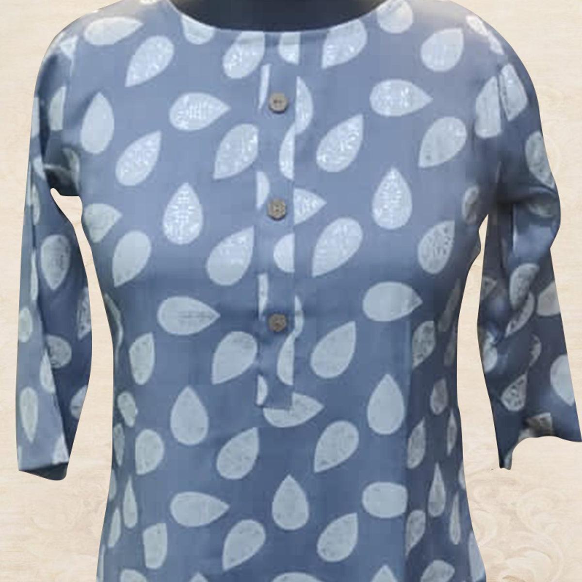 grey-floral-printed-rayon-kurti