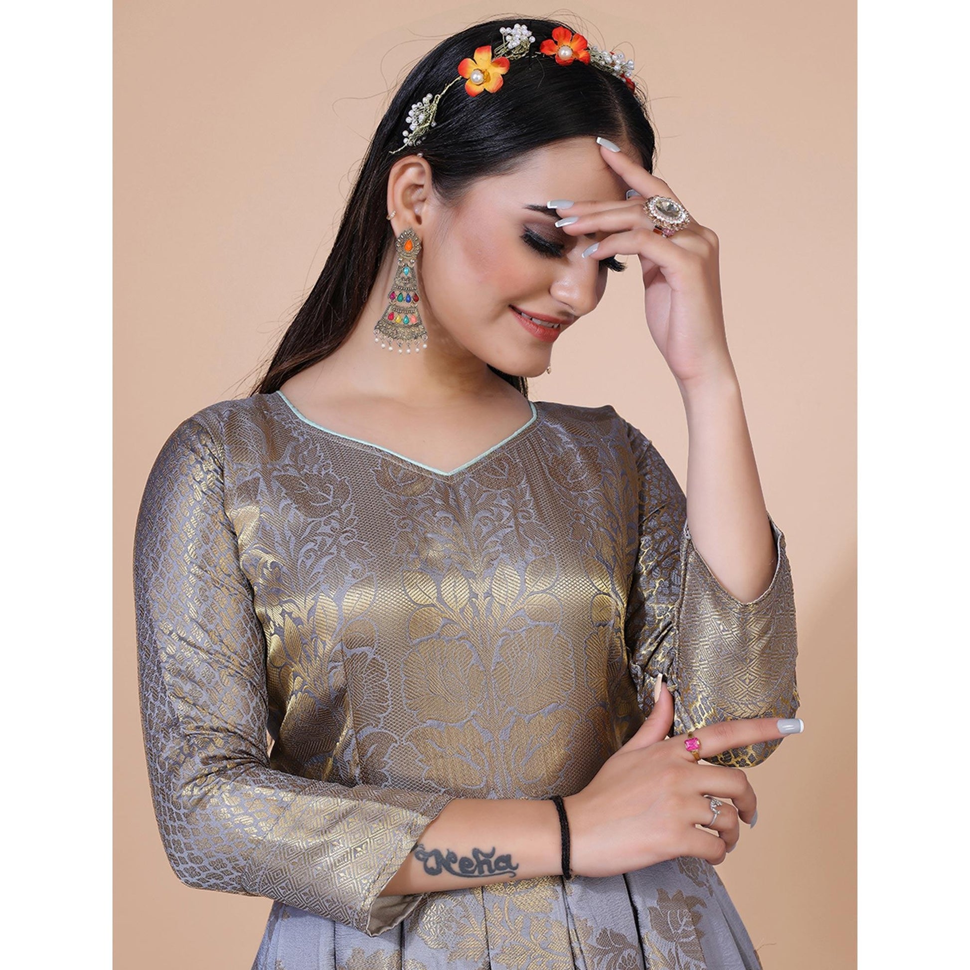 grey-floral-woven-jacquard-anarkali-style-gown