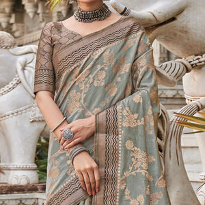 grey-floral-woven-pure-silk-saree-144146