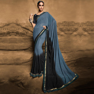 grey-foil-printed-georgette-saree