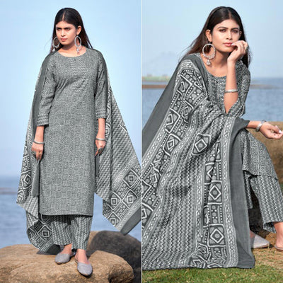 grey-geometric-printed-pure-cotton-kurti-pant-set-144744