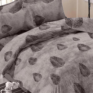 trendy-blue-colored-leaf-printed-cotton-double-bedsheet-with-pillow-cover-57971
