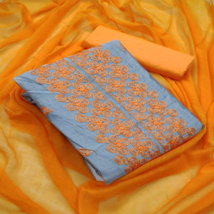 grey-orange-embroidered-chanderi-dress-material-11660