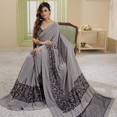 grey-party-wear-embellished-lycra-saree-140218