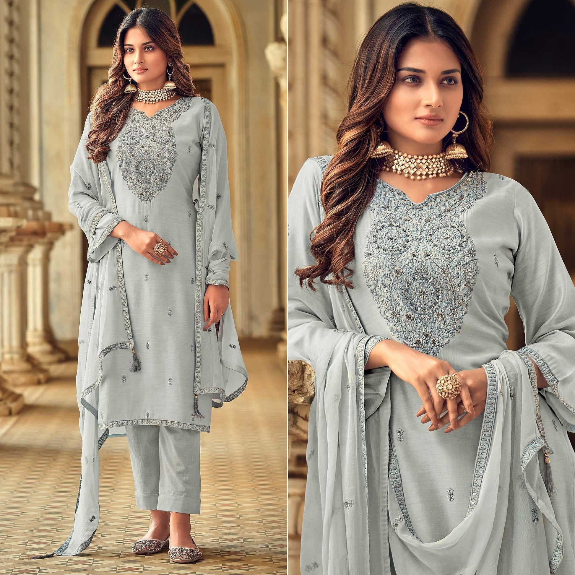 grey-party-wear-embroidered-muslin-suit-140828
