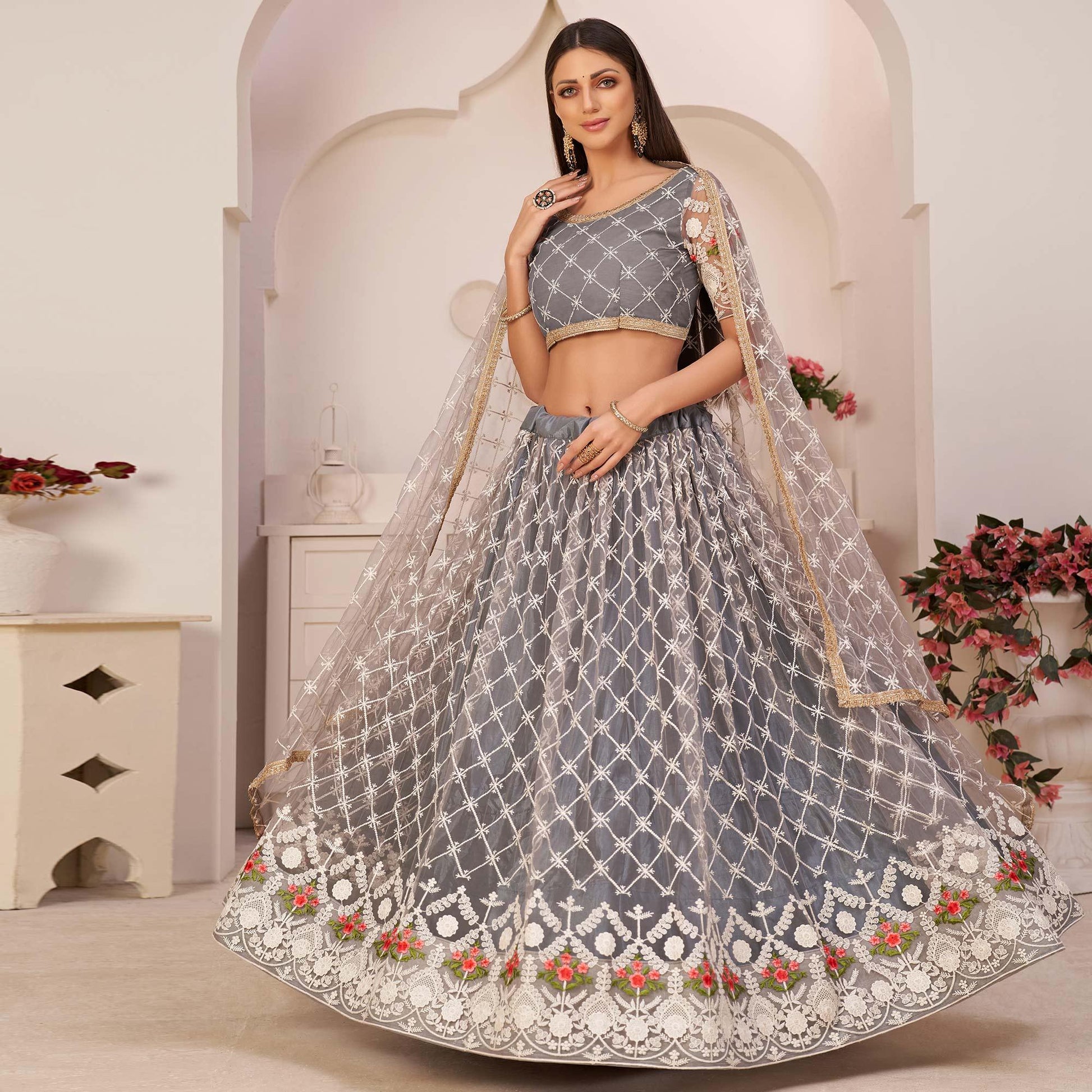 grey-party-wear-embroidered-netted-lehenga-choli-138919