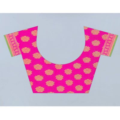 Grey Woven Banarasi Silk Saree