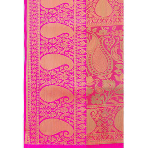 Grey Woven Banarasi Silk Saree