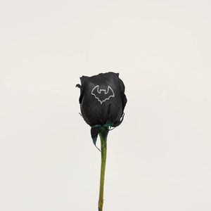 Halloween Black Bat Personalized Roses