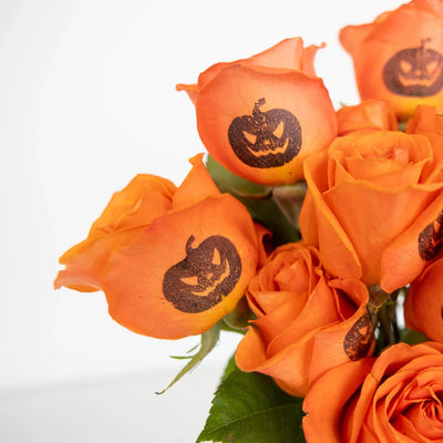 Halloween Jack O Lantern Personalized Roses