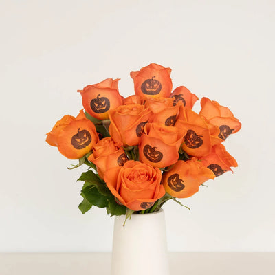 Halloween Jack O Lantern Personalized Roses