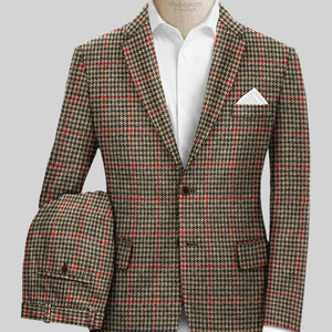 Harris Tweed Carmine Beige Suit