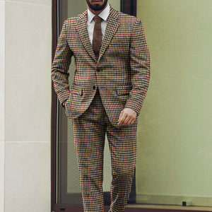 Harris Tweed Carmine Beige Suit