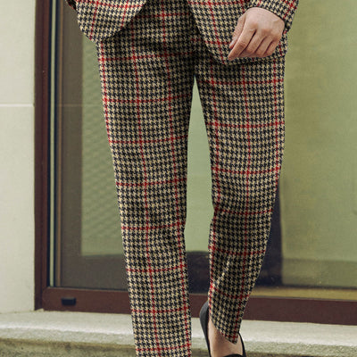 Harris Tweed Carmine Beige Suit