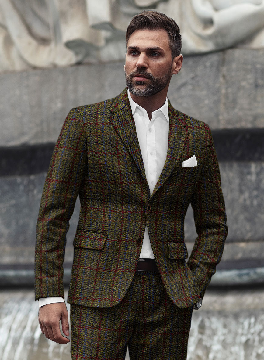 Harris Tweed Green Check Jacket