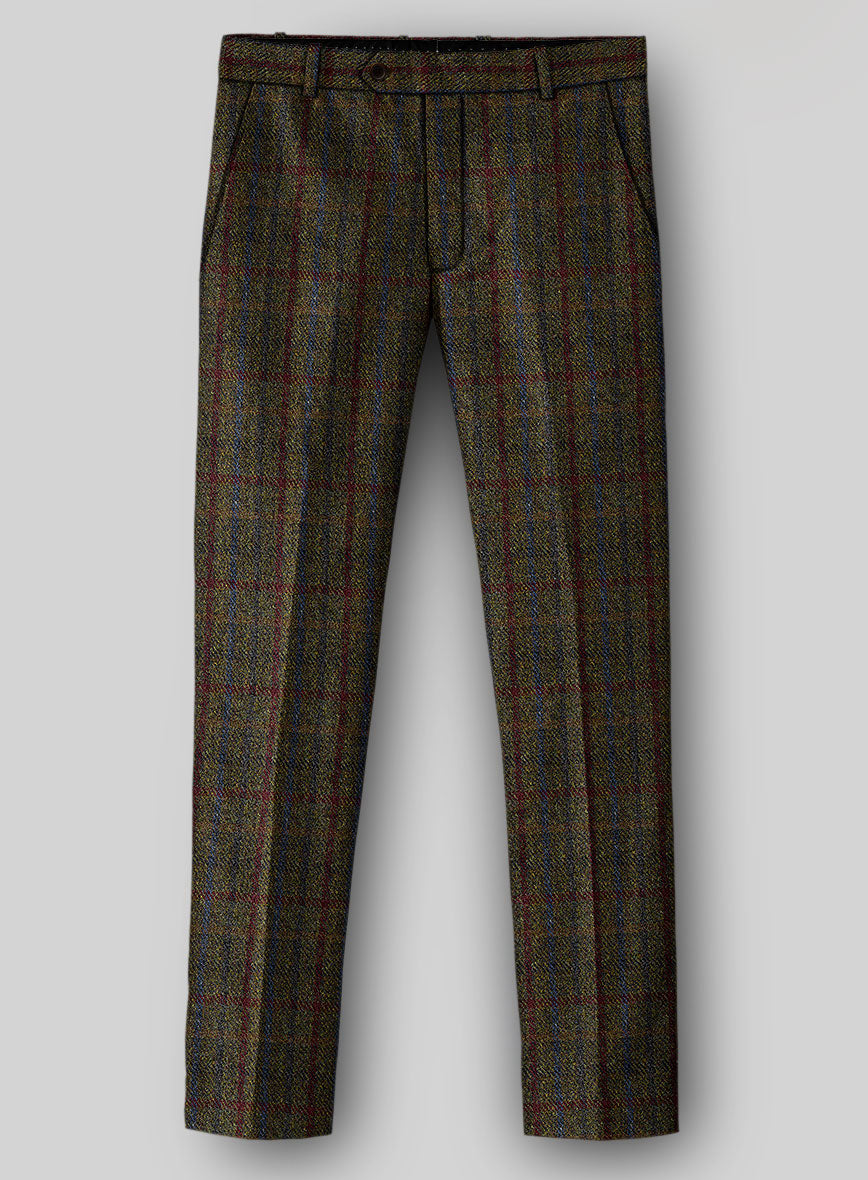 Harris Tweed Green Check Pants