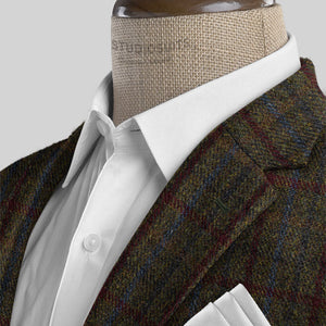 Harris Tweed Green Check Suit