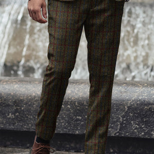 Harris Tweed Green Check Suit