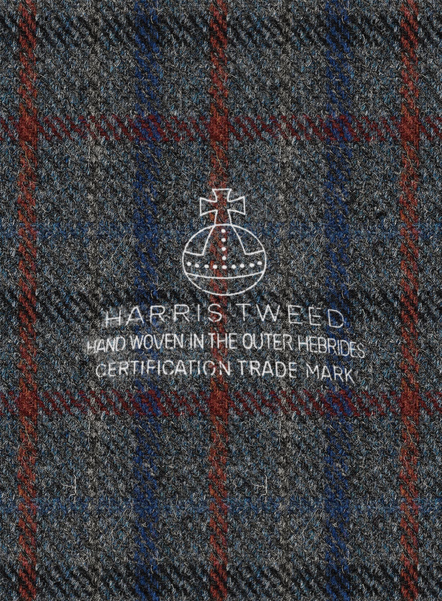 Harris Tweed Ice Blue Check Jacket