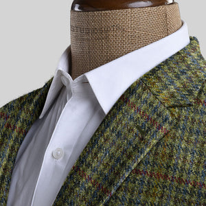 Harris Tweed Moss Green Houndstooth Jacket