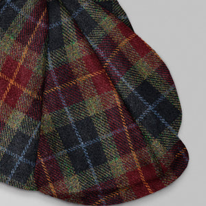 Harris Tweed Oscar Tartan Newsboy Cap