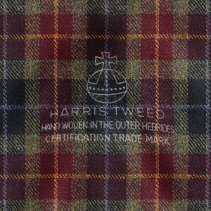 Harris Tweed Oscar Tartan Newsboy Cap