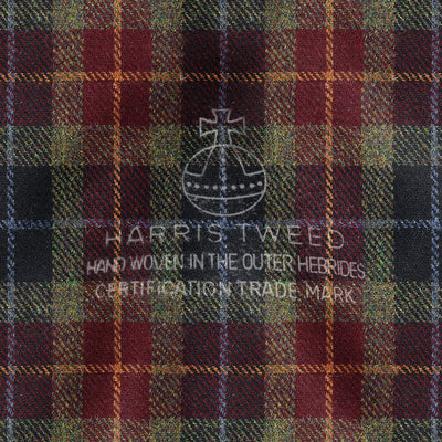 Harris Tweed Oscar Tartan Newsboy Cap