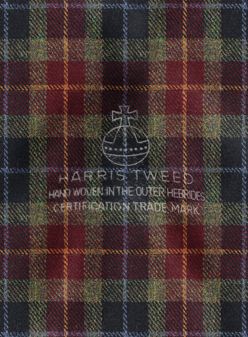 Harris Tweed Oscar Tartan Newsboy Cap
