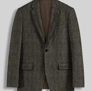 Harris Tweed Ranger Gray Blue Jacket