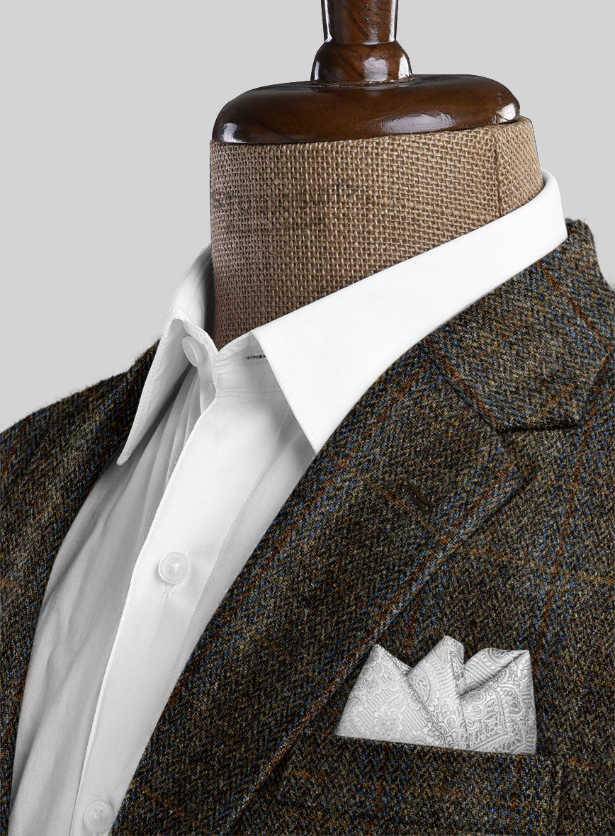 Harris Tweed Ranger Gray Blue Jacket