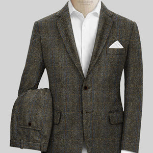 Harris Tweed Ranger Gray Blue Suit