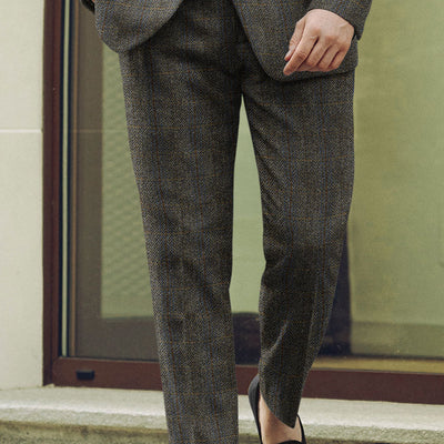 Harris Tweed Ranger Gray Blue Suit