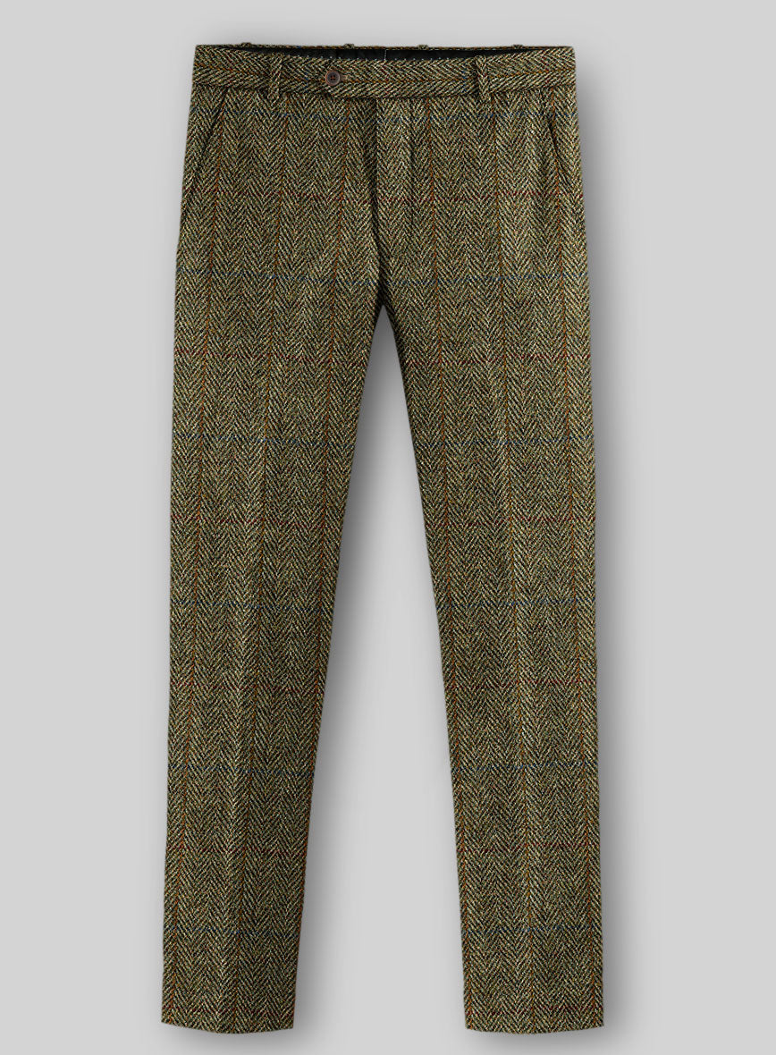 Harris Tweed Ranger Green Pants