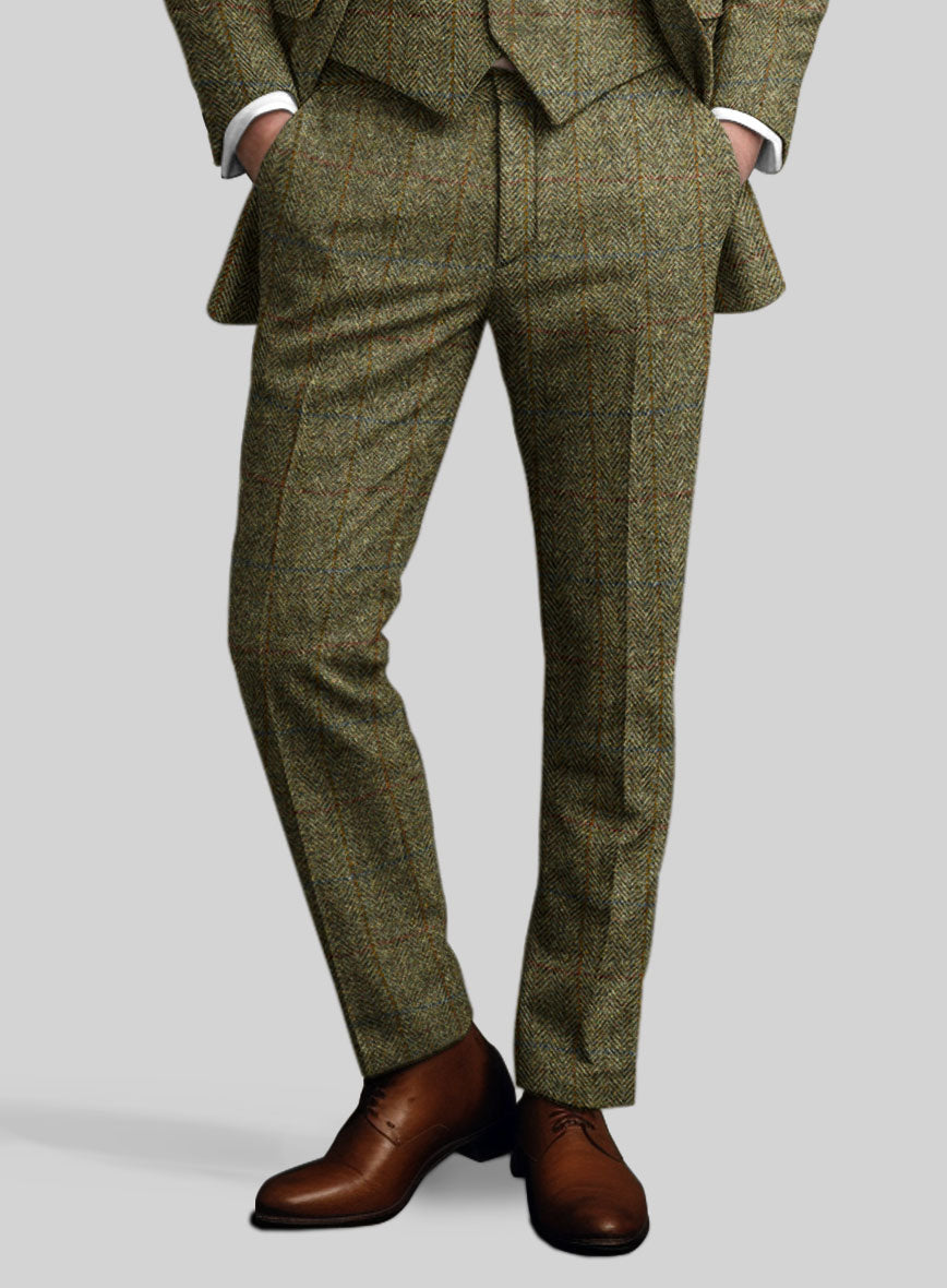 Harris Tweed Ranger Green Pants