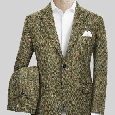 Harris Tweed Ranger Green Suit