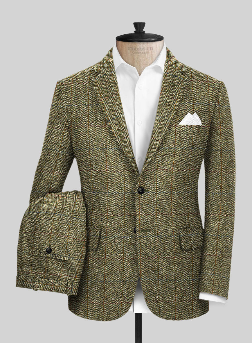 Harris Tweed Ranger Green Suit