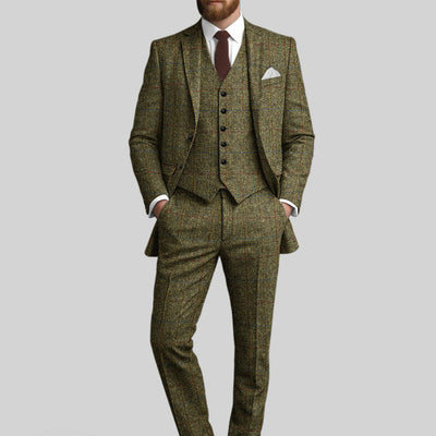 Harris Tweed Ranger Green Suit