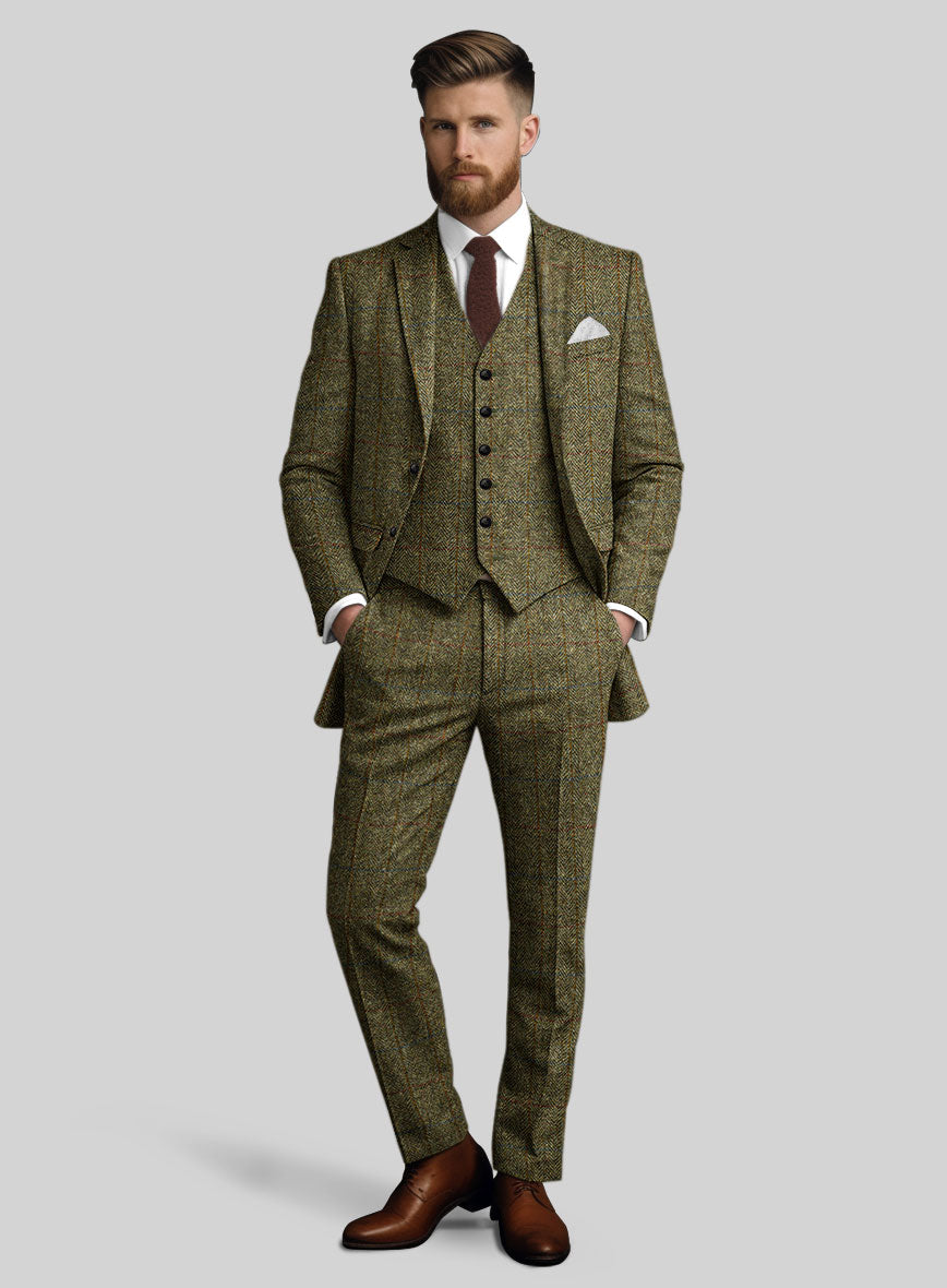 Harris Tweed Ranger Green Suit