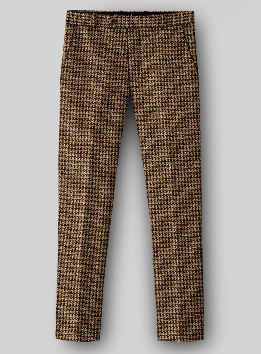 Harris Tweed Russet Houndstooth Suit