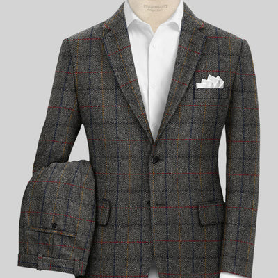 Harris Tweed Stormcrest Gray Suit