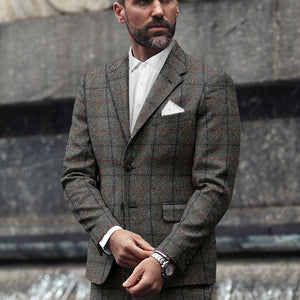Harris Tweed Stormcrest Gray Suit