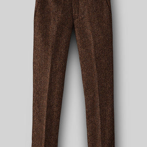 Harris Tweed Walnut Herringbone Suit