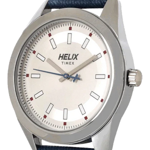 Helix Men White & Silver Dial