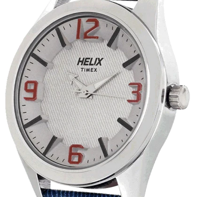 Helix Men White Dial