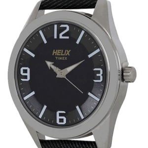 Helix Analog Men Black Strap