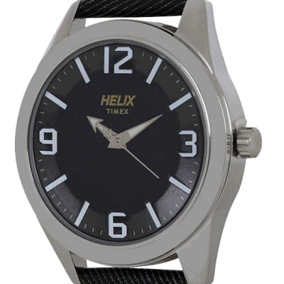 Helix Analog Men Black Strap