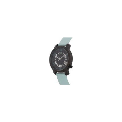 Helix Black Dial Leather Strap