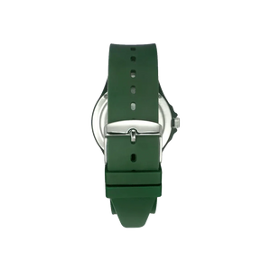 Helix Green Dial Leather Strap