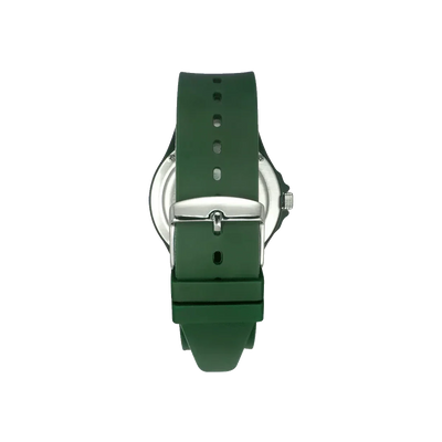 Helix Green Dial Leather Strap