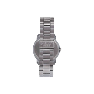 Helix Analog Black Dial Stainless Steel Strap